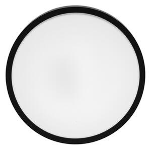 Ecolite W3090-12W/CR - LED Kúpeľňové stropné svietidlo LED/12W/230V IP44 čierna