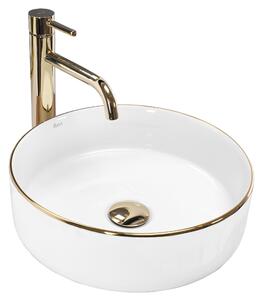 Umývadlo na dosku Rea SAMI Gold Edge