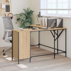 Maison Exclusive - písací stôl Sonoma dub 141x141x75 cm drevený materiál