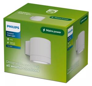 Philips - Vonkajšie nástenné svietidlo FYLX 1xGU10/5W/230V biele IP44