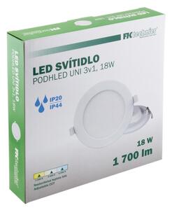 LED Kúpeľňové podhľadové svietidlo LED/18W/230V 3000/4000/6000K IP44