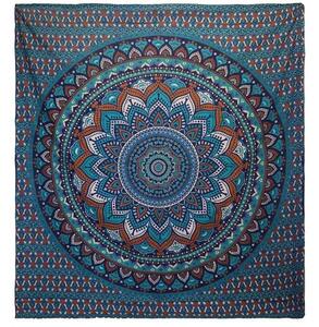 AWG veľká tapiséria na stenu Mandala modrá 230x200cm