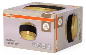 Osram - Stropné svietidlo DECOR HORNET 1xE27/10W/230V pr. 30 cm čierna/zlatá
