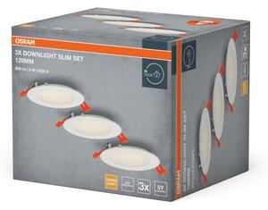 Osram - SADA 3 ks LED zapustené stropné svietidlo SPOT LED/8W/230V 3000K biela