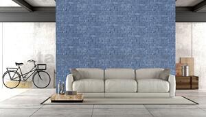 Vliesové tapety na stenu Pop L90501, tehly modré, rozmer 10,05 m x 0,53 m, UGEPA