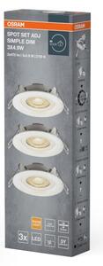 Osram - SADA 3x LED zapustené bodové svietidlo SPOT LED/4,9W/230V 2700K biela