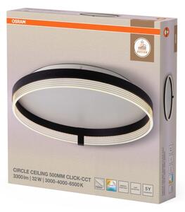 Osram - LED stropné svietidlo DECOR CIRCLE LED/32W/230V priemer 50 cm čierna/biela
