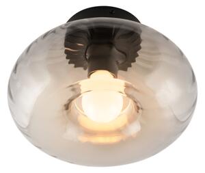 Osram - Stropné svietidlo DECOR SMOKE 1xE27/12W/230V pr.28 cm čierna/dymová sivá