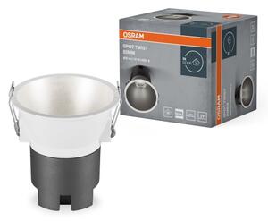 Osram - LED zapustené svietidlo SPOT TWIST LED/10W/230V, priemer 9,3 cm, biela/strieborná