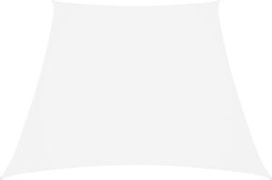 Maison Exclusive - Slnečná plachta Oxford tkanina Trapézový tvar 2/4x3 m Biela