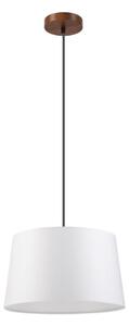 Luster na lanku AIDA 1xE27/60W/230V pr. 35 cm dub/orech/biela