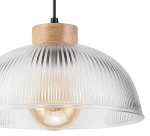 Luster na lanku PIA 1xE27/60W/230V pr. 30 cm dub