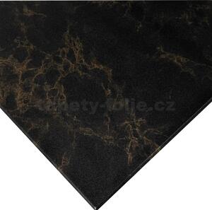 Stropné panely 3D XPS 4614XL, cena za kus, rozmer 100 cm x 50 cm, MRAMOR čierno-zlatý, IMPOL TRADE
