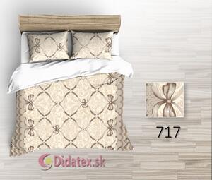 Didatex Mašľa béžová bavlnené obliečky DeLuxe Rozmer obliečok: 140x200 cm, Obsah balenia: Set Balenie