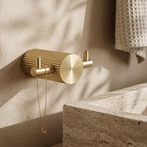 Kúpeľňový háčik 64104A SOLO Brush Gold