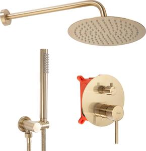 Podomietkový sprchový set Rea LUNGO Brush Gold + box
