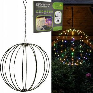 Solárne záhradné svietidlo Zavesené guľové 30 cm s 120 LED – Dekoratívne solárne závesné svietidlo/vonkajšia dekorácia, viacfarebná zmena farieb
