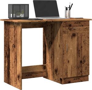 Maison Exclusive – písací stôl v štýle starého dreva 100 x 50 x 76 cm drevený materiál
