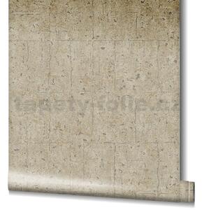 Vliesové tapety na stenu Ivy 82301, betón hnedý s hnedou patinou, rozmer 10,05 m x 0,53 m, NOVAMUR 6801-30