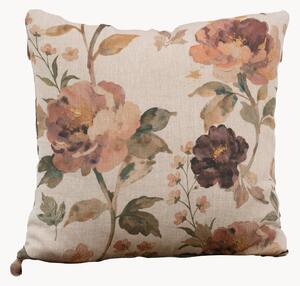 Ľanový poťah na vankúš Vintage Roses