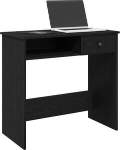 Maison Exclusive - písací stôl čierny 80x40x75 cm drevený materiál