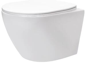 Závesná Wc Misa Rea Carlo Lux Rimless Z Funkcją Bidetu Biela s funkciou bidetu