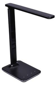 Solight WO45-B - LED stolná lampa s displejom LED/9W/230V čierna