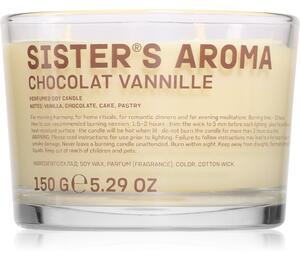Sister's Aroma Chocolat Vannille vonná sviečka 150 g