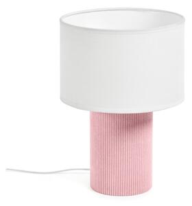 Biela/svetloružová detská lampička Bianella – Kave Home