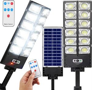 KRAFT&DELE | Solárne lampy, na vonkajšie použitie s detektorom pohybu, 80000lm, 1700W, vodotesné solárne svetlo, 3 režimy reflektora s diaľkovým ovládaním, solárna lampa do exteriéru, pre záhradu, garáž, vonkajšie prostredie