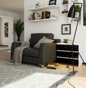 Ak furniture Komoda CL3 60 cm biela/čierna