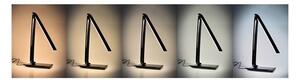 Brilagi - LED Stmievateľná stolná lampa USB konektor LED/12W/230V čierna