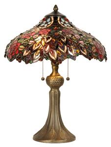 Vitrážová tiffany lampa stolová Ø 43*58 cm