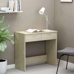 Maison Exclusive - písací stôl Sonoma dub 80x40x75 cm drevený materiál