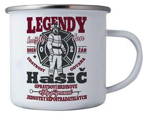 Bohemia Gifts Plechový hrnček - Pro hasiče, 350 ml