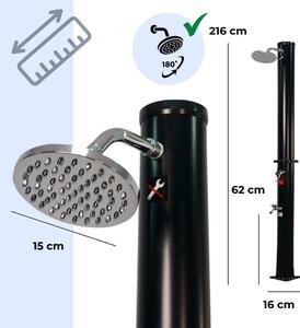 Solárna sprcha DELFINA, 20 l, čierna