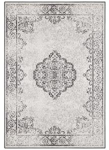 NORTHRUGS Kusový koberec Twin Supreme 103868 Black / Cream – na von aj na doma - 120x170 cm