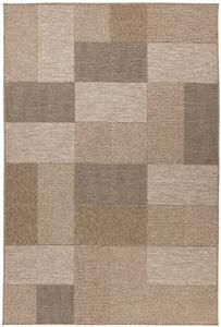 Exteriérový / interiérový koberec Pobrežie 6 - 160 x 230 cm , Tkaný, vonkajší a bytový, kusový, obdĺžnikový koberec, z polypropylénu, bez vlasu, škandinávsky štýl