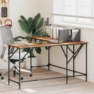 Maison Exclusive – Písací stôl z recyklovaného dreva a drevených kompozitných materiálov, rozmer 149 x 149 x 75 cm