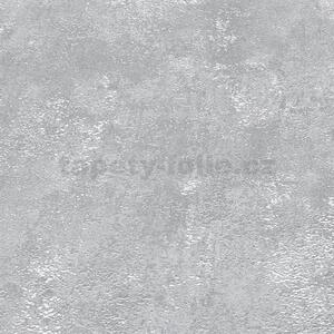 Vliesové tapety na stenu 10278-10, rozmer 10,05 m x 0,53 m, sivá betónová stierka, Erismann