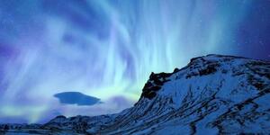 Obraz severské polárne svetlo - 100x50