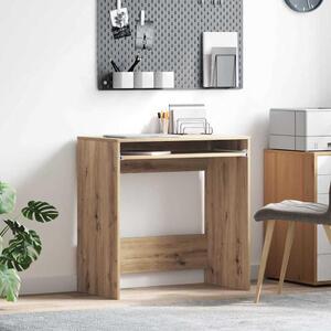 Maison Exclusive – písací stôl z drevovláknitej dosky s povrchovou úpravou imitujúcou orechové drevo, rozmer 77,5 x 43 x 79 cm
