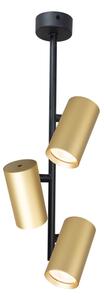 Brilagi - Luster na tyči SELE VERTICAL 3xGU10/30W/230V čierna/zlatá