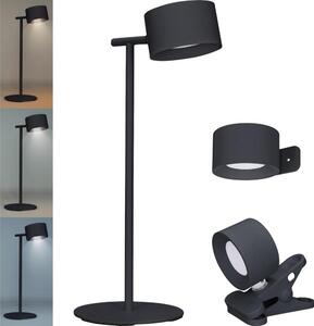 Solight WO68-B-LED Stm. nabíjacia lampa 3v1 LED/4W/2000 mAh 3000/4000/6500K čierna