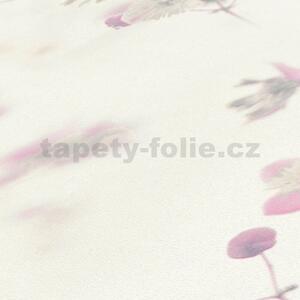 Vliesové tapety na stenu PintWalls 38726-4, rozmer 10,05 m x 0,53 m, lučné kvety ružové, A.S. CRÉATION