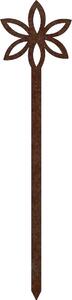 CORGARDEN Záhradná dekorácia kvet 3, 68 x 16 cm, corten CORGARDEN 1056
