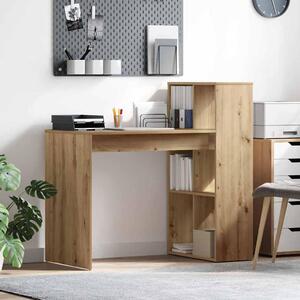 Maison Exclusive – Písací stôl z drevovláknitej dosky s povrchovou úpravou imitujúcou orechové drevo, rozmer 108 x 55 x 103,5 cm