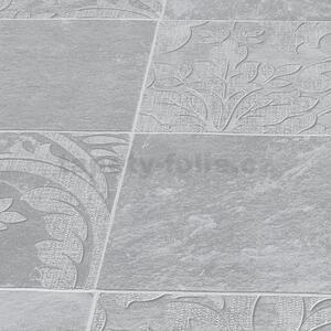 Vliesové tapety na stenu 10279-10, rozmer 10,05 m x 0,53 m, obklad sivý s ornamentami, Erismannn