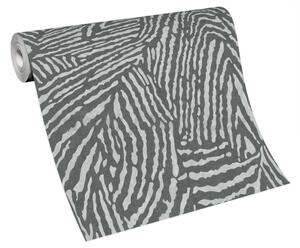 Vliesové tapety na stenu 10276-15, rozmer 10,05 m x 0,53 m, zebra tmavo sivá, Erismannn