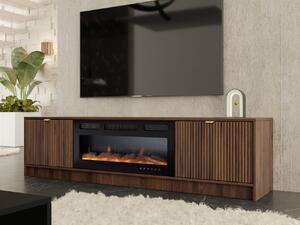 Mirjan24 TV skrinka s krbom Razimo EF, Farby: orech okapi 5903211561535
